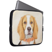 Beagle Hound Dog Malerei Original Tierart Laptopschutzhülle (Vorne Rechts)