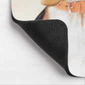 Beagle Hound Dog Malerei Original Tierart Mousepad (Ecke)