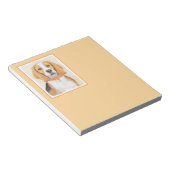 Beagle Hound Dog Malerei Original Tierart Notizblock (angewinkelt)