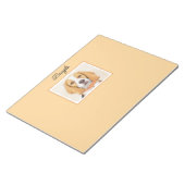 Beagle Hound Dog Malerei Original Tierart Notizblock (angewinkelt)