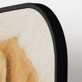 Beagle Hound Dog Malerei Original Tierart Pickleball Schläger (Linke Seite)