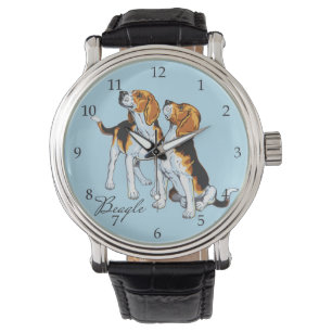 Beagle Hounds Armbanduhr