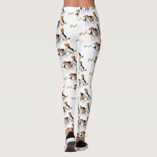 Beagle Hounds Leggings (Rückseite)