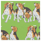 Beagle Hounds Stoff (Nahaufnahme)