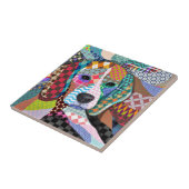 Beagle Hund 161 Fliese (Seite)