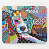 Beagle Hund 161 Mousepad (Vorne)