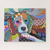 Beagle Hund 161 Puzzle (Horizontal)