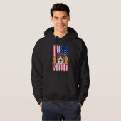 Beagle-Hund 1 Hoodie (Vorne ganz)