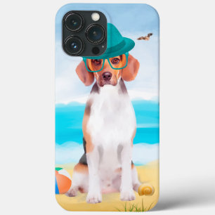 Beagle-Hund am Strand Case-Mate iPhone Hülle