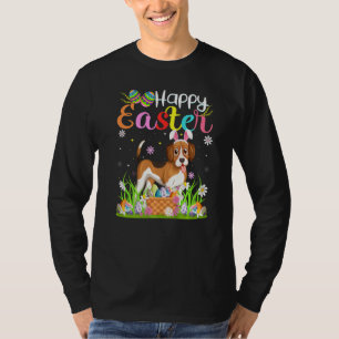 Beagle Hund Bunny Egg Jagen Beagle Frohe Ostern T-Shirt