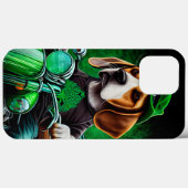 Beagle Hund Fahrrad St. Patrick's Day Case-Mate iPhone Hülle (Rückseite (Horizontal))