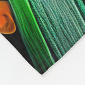 Beagle Hund Fahrrad St. Patrick's Day Fleecedecke (Ecke)