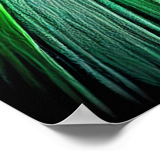 Beagle Hund Fahrrad St. Patrick's Day Poster (Ecke)