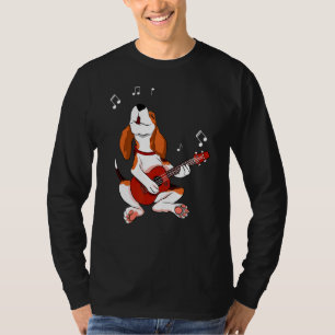 Beagle Hund Gitarrenfüßer Hund Lover Gitarre Pla T-Shirt