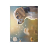 Beagle Hund Haustier Tranquie Friedlich Notizblock (Rotiert)