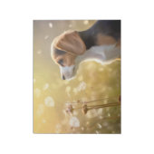 Beagle Hund Haustier Tranquie Friedlich Notizblock (Rotiert)