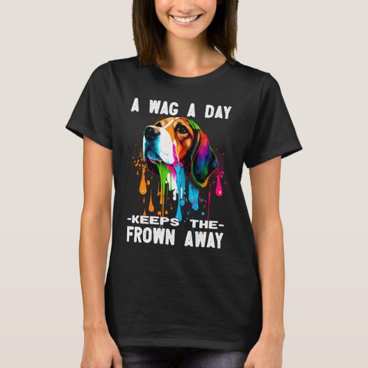 Beagle Hund Hundebesitzer 1 T-Shirt (Vorderseite)
