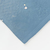 Beagle Hund in Sledge Lass es Schnee Weihnachten Fleecedecke (Ecke)