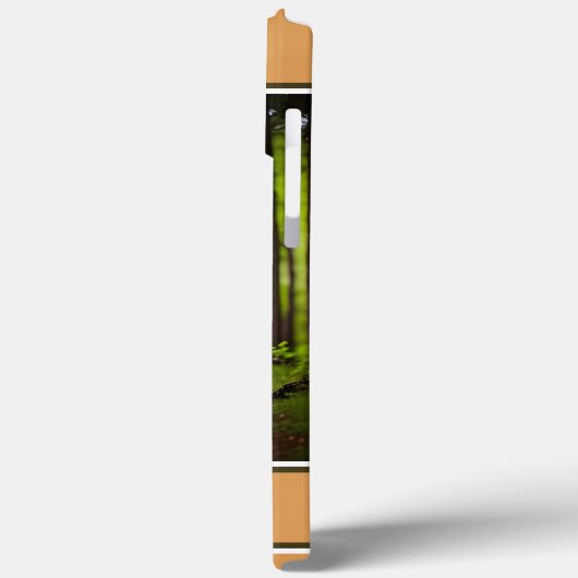 Beagle Hund in Wäldern Rustikal Case-Mate iPhone Hülle (Rückseite / Links)