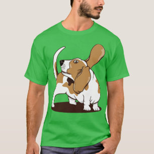 Beagle Hund jagen seinem Schwanz hinterher T-Shirt