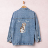 Beagle Hund Mama Denim Jacket Jeansjacke (Hangar)