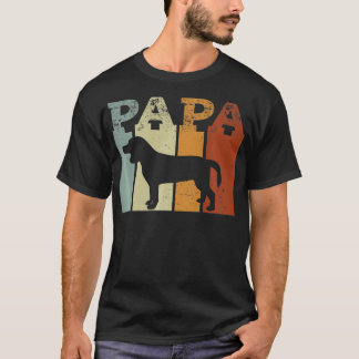 Beagle Hund oder Welpenbesitzer Vintag - PAPA Retr T-Shirt