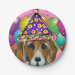 BEAGLE-HUND PAPPTELLER