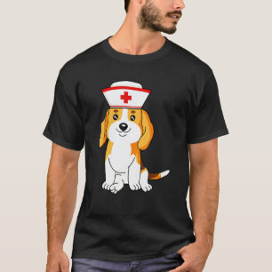 Beagle-Hund-Pflegekraft-Würdigung Internationaler T-Shirt