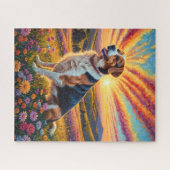 Beagle-Hund Puzzle (Horizontal)