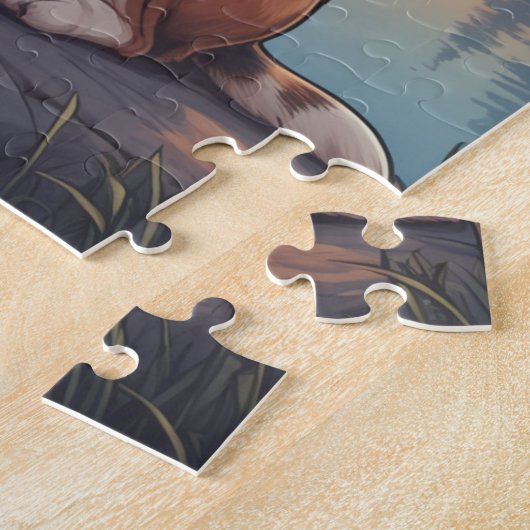 Beagle-Hund Puzzle (Seite)