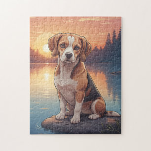 Beagle-Hund Puzzle