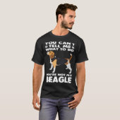Beagle Hund Sie sind nicht mein Beagle T-Shirt (Vorne ganz)