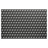 Beagle Hund Silhouette Haustier Stoff (Fat Quarter (45,7 x 55,9 cm))