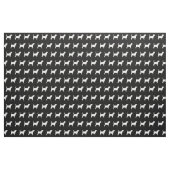 Beagle Hund Silhouette Haustier Stoff (Fat Quarter (45,7 x 55,9 cm))