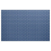 Beagle Hund Silhouette Pet Navy Blue Stoff (Yard (91,4 cm))