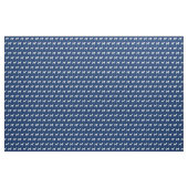 Beagle Hund Silhouette Pet Navy Blue Stoff (Yard (91,4 cm))