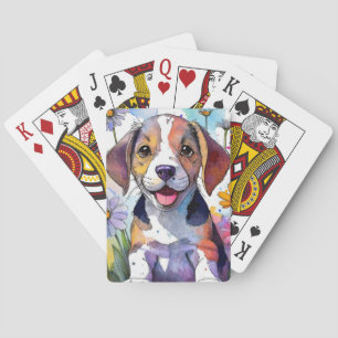 Beagle Hund Spielkarten