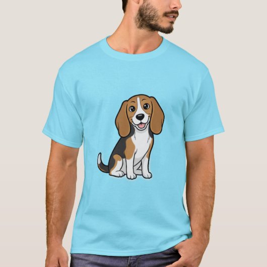 Beagle-Hund T-Shirt (Vorderseite)