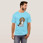 Beagle-Hund T-Shirt (Vorne ganz)