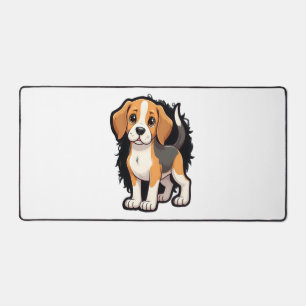 Beagle-Hund-T-Shirt Schreibtischunterlage
