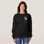 Beagle-Hund Tasche Sweatshirt (Vorne ganz)