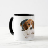 Beagle-Hund Tasse (Vorderseite Links)