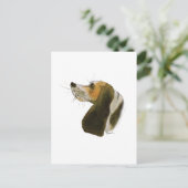 Beagle Hund, tony fernandes Postkarte (Stehend Vorderseite)