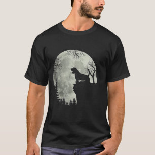 Beagle Hund und Mond Halloween -Beagle Hund Hallow T-Shirt