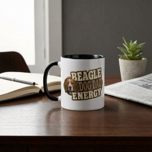 Beagle-Hund-Vater-Energie-Tasse Tasse