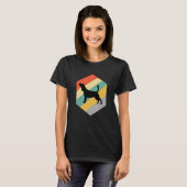 Beagle-Hund Vintage-Design T-Shirt (Vorne ganz)