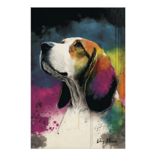 Beagle Hund - Zusammensetzung 001 Poster