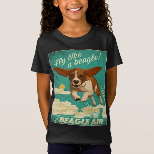 Beagle Hunde Air T-Shirt (Vorderseite)
