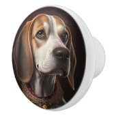 Beagle-Hunde-Haustiere Keramikknauf (Rechts)