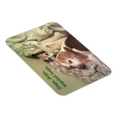 Beagle "Hunde, Hunde, Schuhputze" 3x4-Magnet Magnet (Rechte Seite)